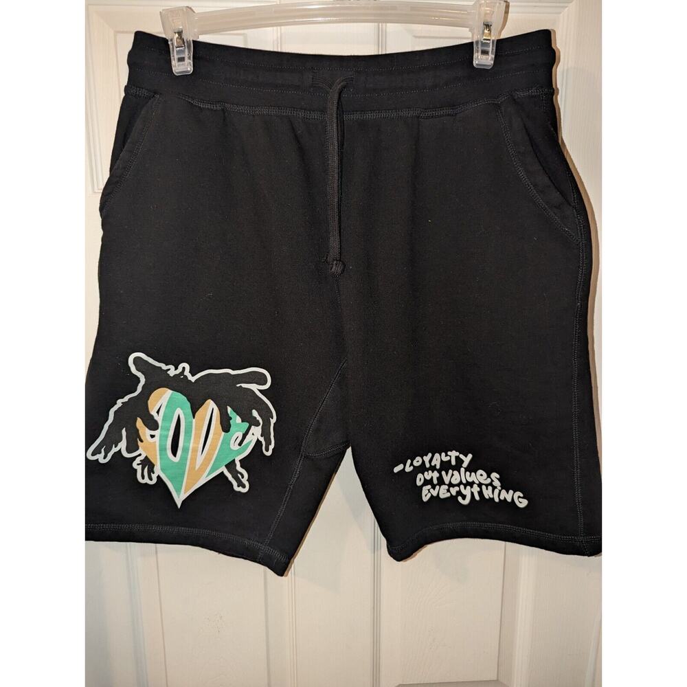 Love Hair Shorts Men's XXL 2XL L.O.v.e Black